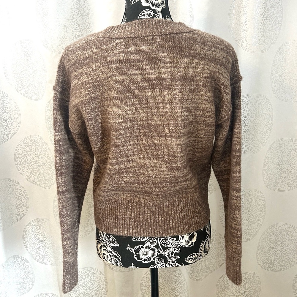 Universal Thread Bow Sweater Brown Crew Neck Wome… - image 4